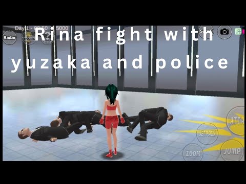 🔥 Rina Tamaki&#039;s Epic Showdown: Yuzaka &amp; Police Clash in Sakura School Simulator!#viralvideo #sakura
