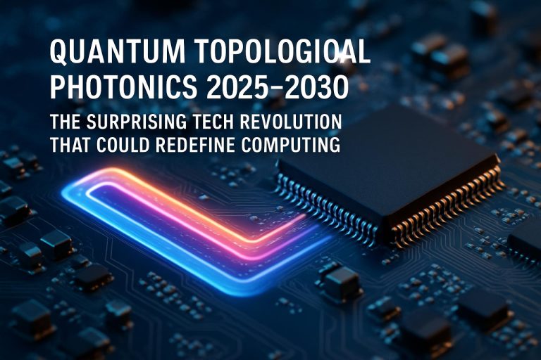 Квантна тополошка фотоника 2025–2030: Изненађујућа технолошка револуција која би могла преобликовати рачунарство